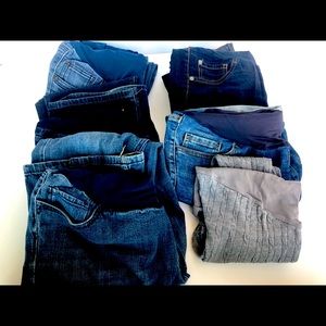 Maternity Bottoms Lot (Pants, Shorts, Capris, Tights)